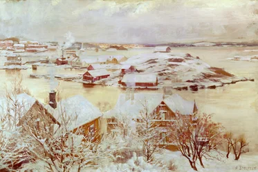 Ein Dezembertag (in Finnland) um 1893